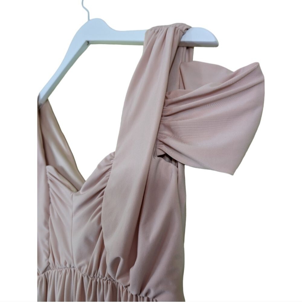 ASOS dress Drape‎ Cold Shoulder Maxi wedding bridesmaid 4 - Picture 5 of 6